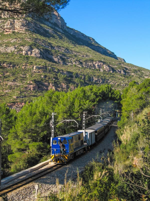 Tren histórico de FGC con la 1003